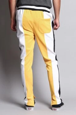 Slim Fit Contrasting Track Pants -Victorious TR524 GDW 3
