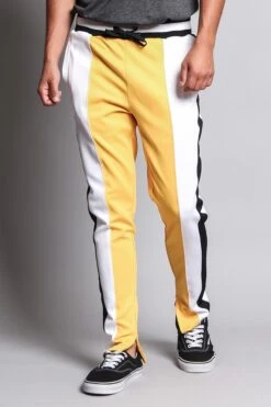 Slim Fit Contrasting Track Pants -Victorious TR524 GDW 5