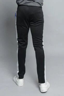 Tri Colored Color Blocked Track Pants -Victorious TR540 RBL 3