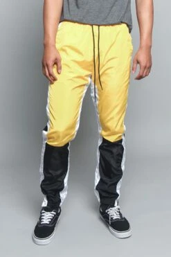Tri Color Windbreaker Track Pants 38 Tri Color Windbreaker Track Pants -Victorious TR543 GLD 1