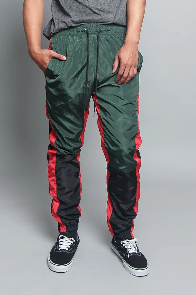 Tri Color Windbreaker Track Pants 1 Tri Color Windbreaker Track Pants