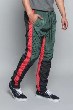 Tri Color Windbreaker Track Pants 23 Tri Color Windbreaker Track Pants -Victorious TR543 GRN 4