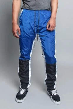 Tri Color Windbreaker Track Pants 26 Tri Color Windbreaker Track Pants -Victorious TR543 RBL 1