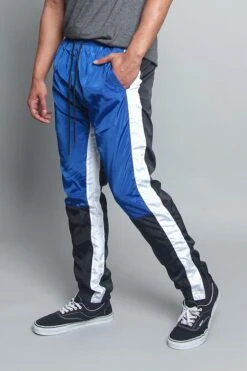 Tri Color Windbreaker Track Pants 27 Tri Color Windbreaker Track Pants -Victorious TR543 RBL 2