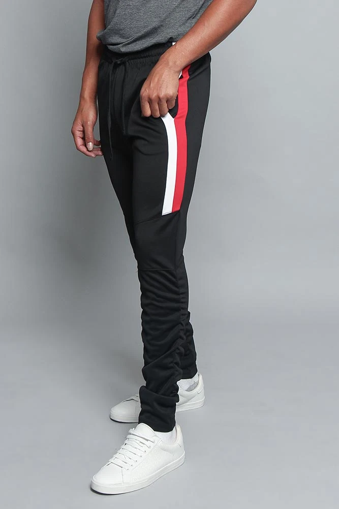 Scrunched Bungee Double Striped Track Pants 6 Scrunched Bungee Double Striped Track Pants - Image 6