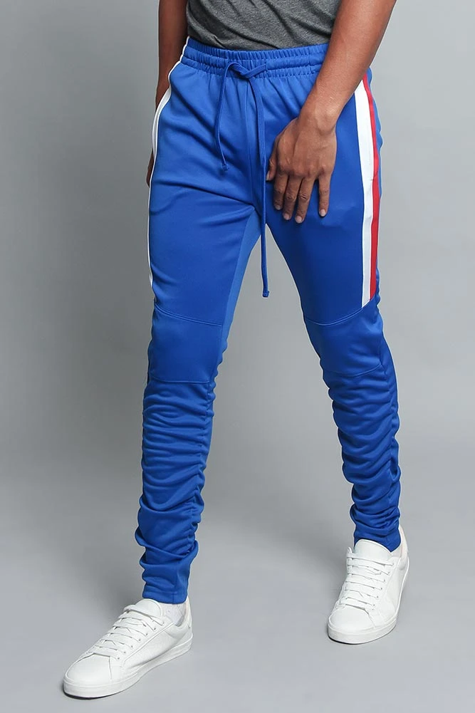 Scrunched Bungee Double Striped Track Pants 11 Scrunched Bungee Double Striped Track Pants - Image 11