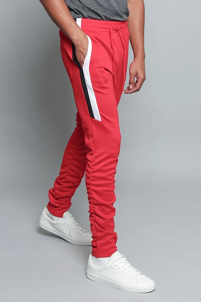 Scrunched Bungee Double Striped Track Pants 18 Scrunched Bungee Double Striped Track Pants - Image 18