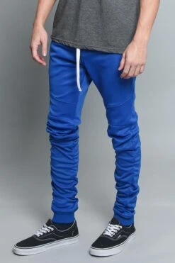 Scrunched Skinny Fit Track Pants 36 Scrunched Skinny Fit Track Pants -Victorious TR547 RBL 2
