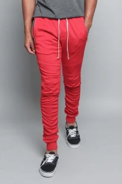 VS Scrunched Track Pants -Victorious TR548 RED 1