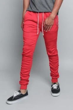 VS Scrunched Track Pants -Victorious TR548 RED 2
