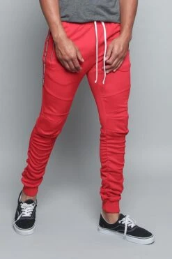 VS Scrunched Track Pants -Victorious TR548 RED 4