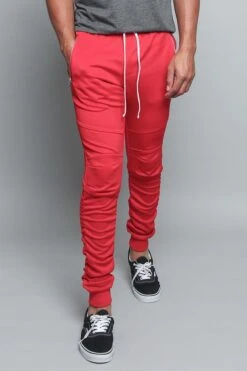 VS Scrunched Track Pants -Victorious TR548 RED 5