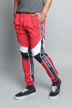 Victorious TM Track Pants -Victorious TR549 RED 2