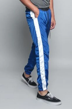 Striped Windbreaker Track Pants -Victorious TR573 RBL 4