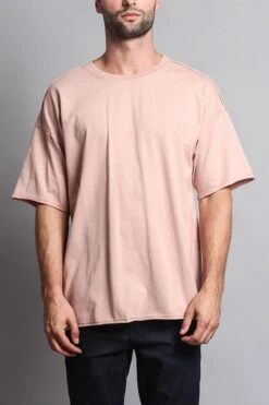 Men's Basic Over Sized T-Shirt -Victorious TS7066 DPK 1