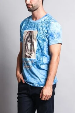Our Lady Of Rosary Graphic T-Shirt -Victorious TS7086 BLU 2