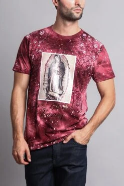 Our Lady Of Rosary Graphic T-Shirt -Victorious TS7086 BRG 5