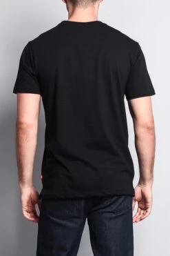 Men's Checkered Skull T Shirt -Victorious TS7126 BLK 3