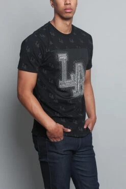 City Of Angeles T-Shirt -Victorious TS7271 BLK 4