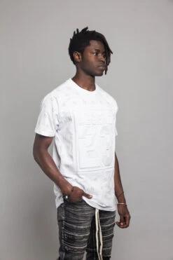 Legend 23 Print T-Shirt -Victorious TS7290 WHT 4