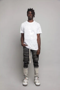 Legend 23 Print T-Shirt -Victorious TS7290 WHT 5