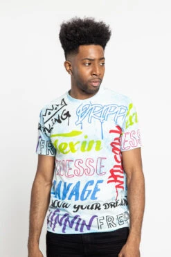 Tie Dye Graffiti T-Shirt