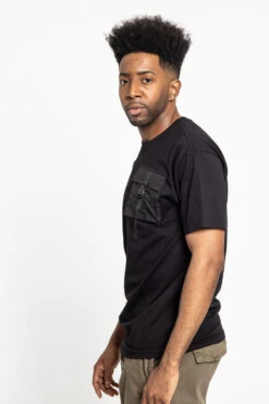 Utility Pocket T-Shirt -Victorious TS7356 BLK 2