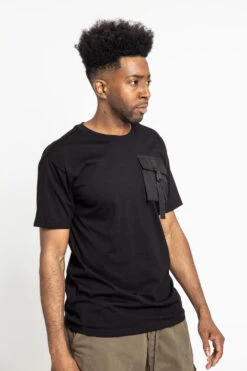 Utility Pocket T-Shirt -Victorious TS7356 BLK 4