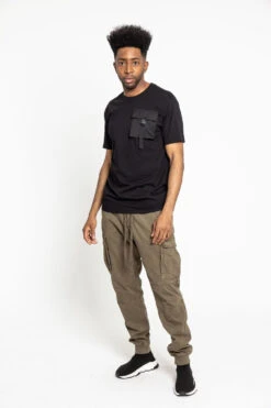 Utility Pocket T-Shirt -Victorious TS7356 BLK 5