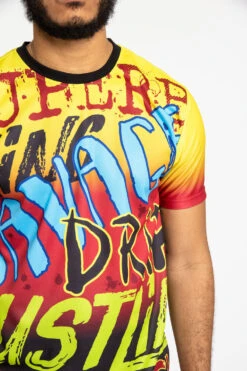 Big Graffiti T-Shirt -Victorious TS7362 RED 6