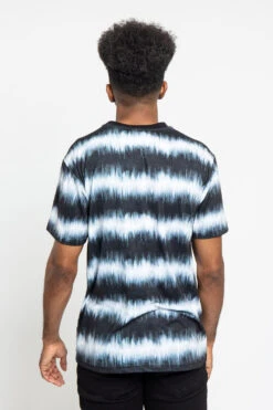 Horizontal Stripe Dyed Tiger T-Shirt -Victorious TS7363 BLK 3