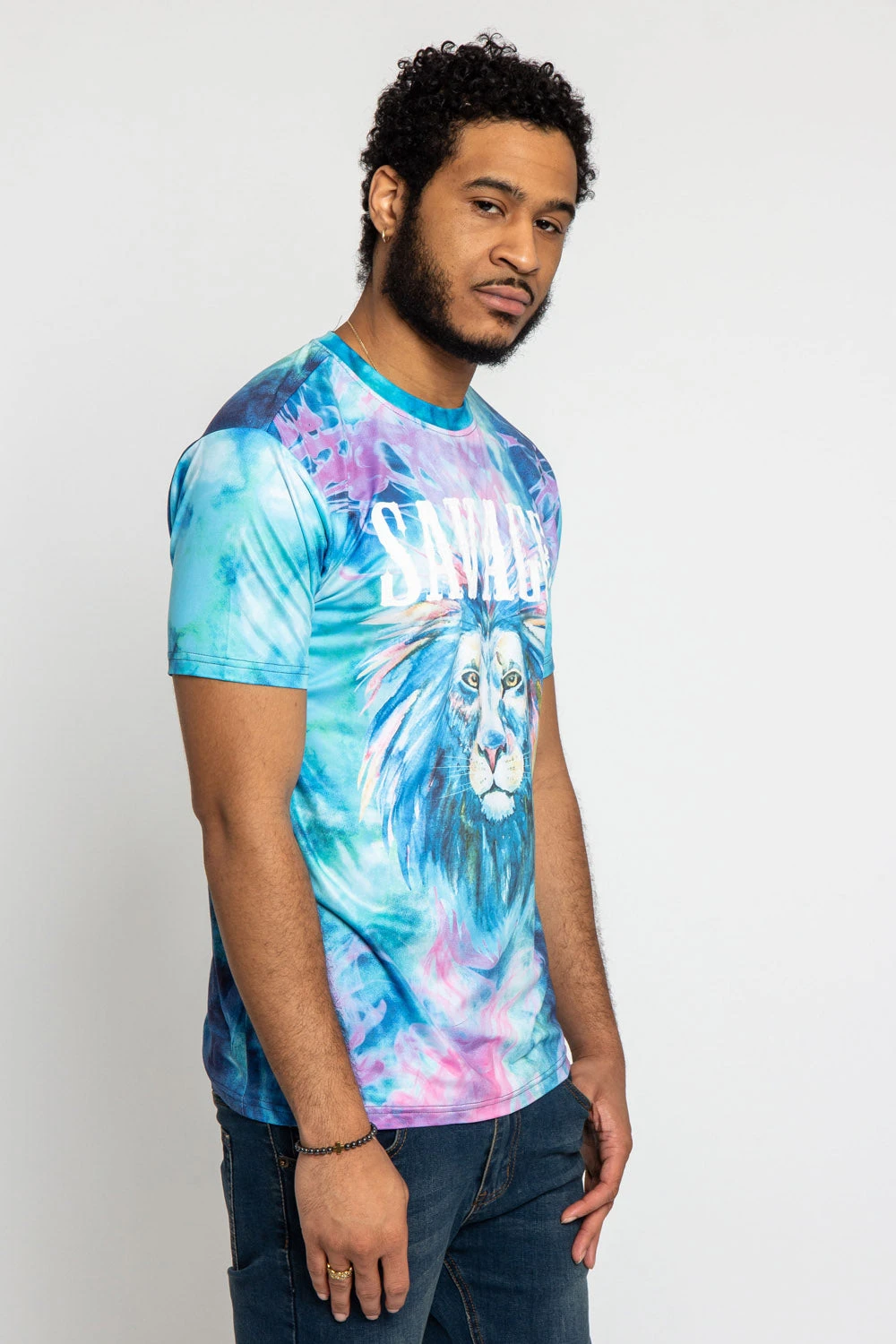 Tie Dye Savage T-Shirt 4 Tie Dye Savage T-Shirt - Image 4