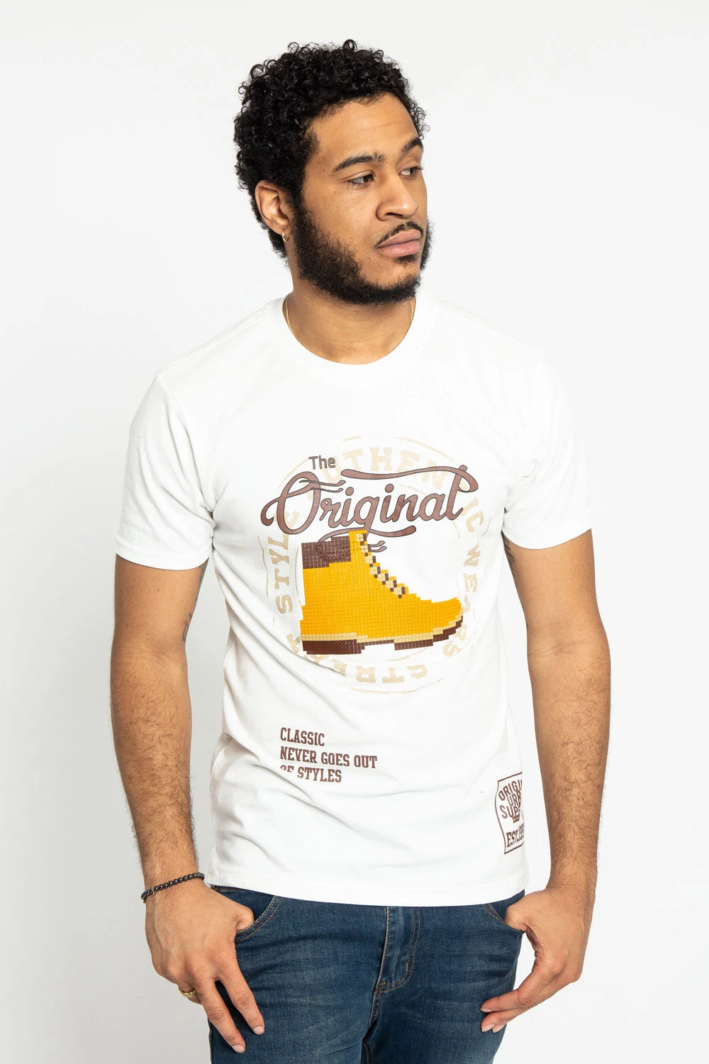 Timberland Boot Lego Pixel T-Shirt 3 Timberland Boot Lego Pixel T-Shirt - Image 3