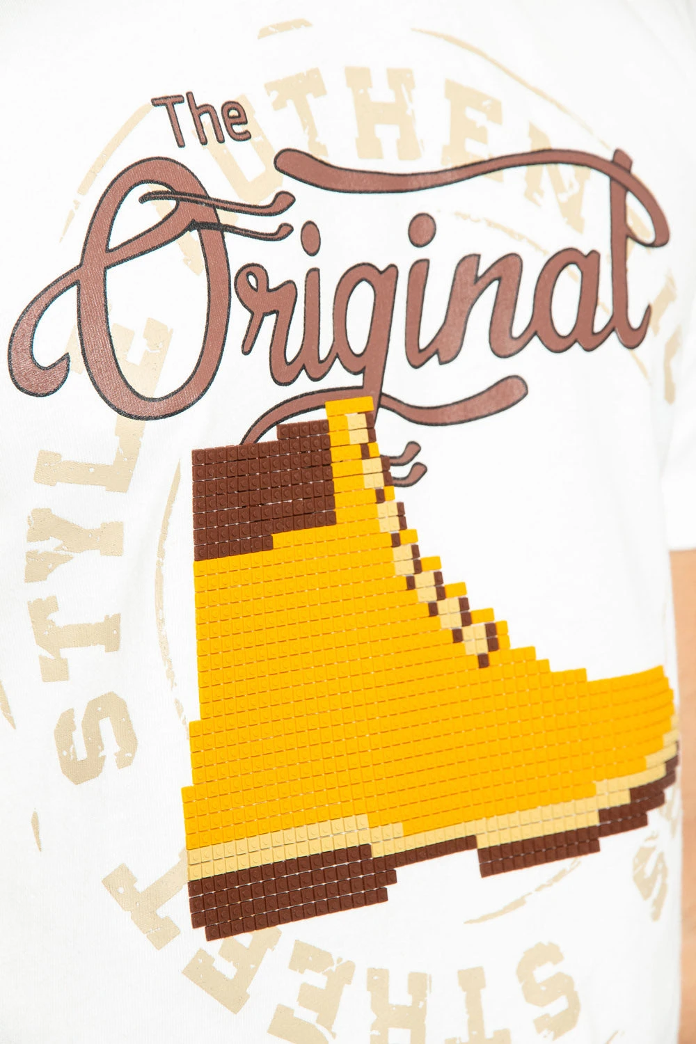 Timberland Boot Lego Pixel T-Shirt 13 Timberland Boot Lego Pixel T-Shirt - Image 13
