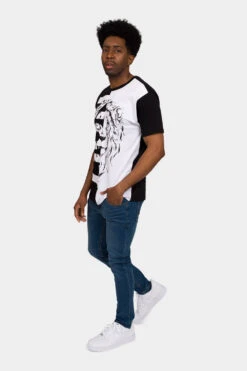 Half Lion T-Shirt -Victorious TS7392 BLK 4