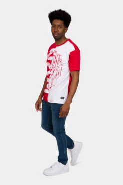 Half Lion T-Shirt -Victorious TS7392 RED 4