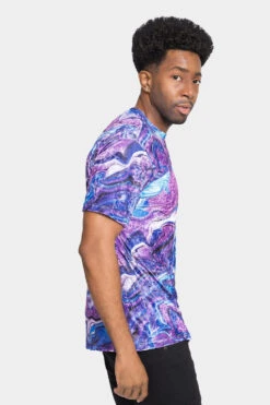 Velvet Marbled T-Shirts -Victorious TS7404 BOP 4
