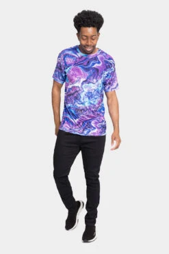 Velvet Marbled T-Shirts -Victorious TS7404 BOP 5