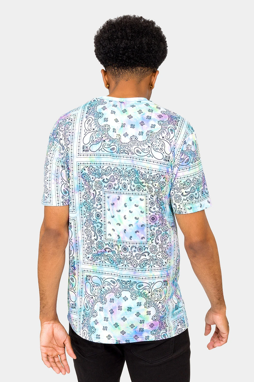 Bandana Paisley Tie Dye T-Shirt 3 Bandana Paisley Tie Dye T-Shirt - Image 3
