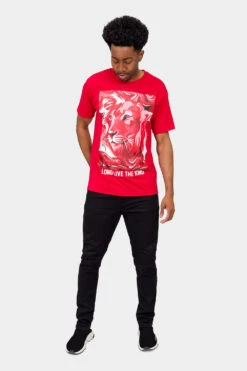 Long Live The King Graphic Tee -Victorious TS7409 RED 5