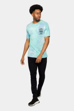 Money Over Everything Tie Dye T-Shirt -Victorious TS7410 BLU 5