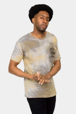 Money Over Everything Tie Dye T-Shirt -Victorious TS7410 GLD 4