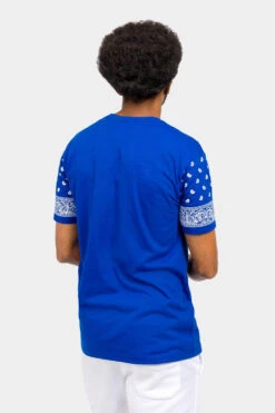 Number 23 Bandana Paisley Print T-Shirt 27 Number 23 Bandana Paisley Print T-Shirt -Victorious TS7411 RBL 3