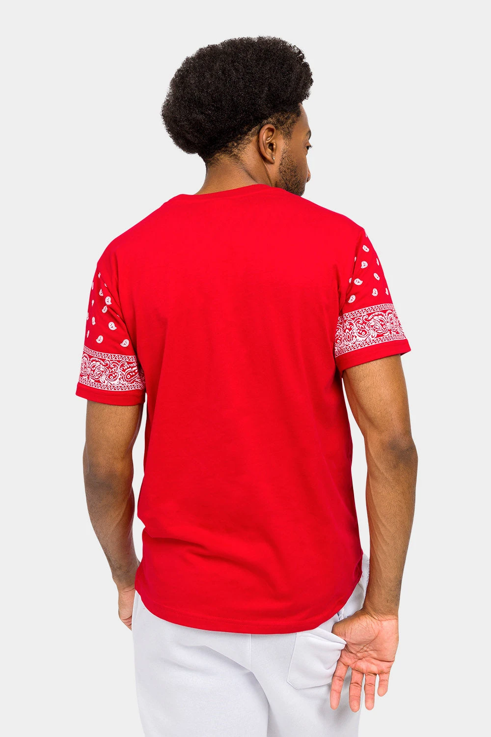 Number 23 Bandana Paisley Print T-Shirt 13 Number 23 Bandana Paisley Print T-Shirt - Image 13