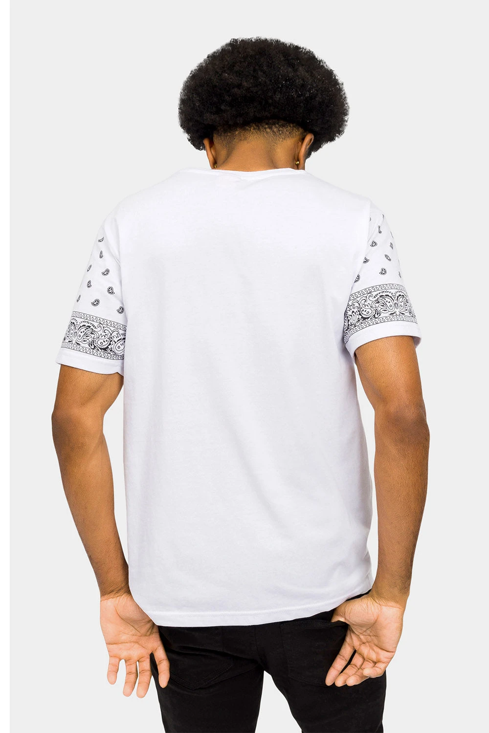 Number 23 Bandana Paisley Print T-Shirt 18 Number 23 Bandana Paisley Print T-Shirt - Image 18