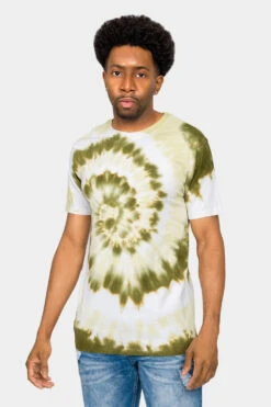 Pastel Spiral Tie Dye Cotton Shirt -Victorious TS7419 LOO 1