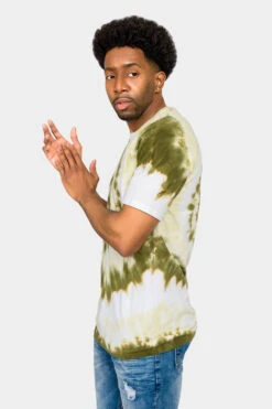 Pastel Spiral Tie Dye Cotton Shirt -Victorious TS7419 LOO 2