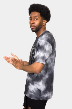 Haze Tie Dye Drip T-Shirt 26 Haze Tie Dye Drip T-Shirt -Victorious TS7421 BKS 2