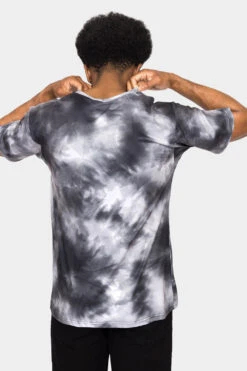 Haze Tie Dye Drip T-Shirt 27 Haze Tie Dye Drip T-Shirt -Victorious TS7421 BKS 3