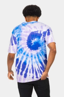 Fearless Wild Youth Tie Dye T-Shirt -Victorious TS7436 BLU 3